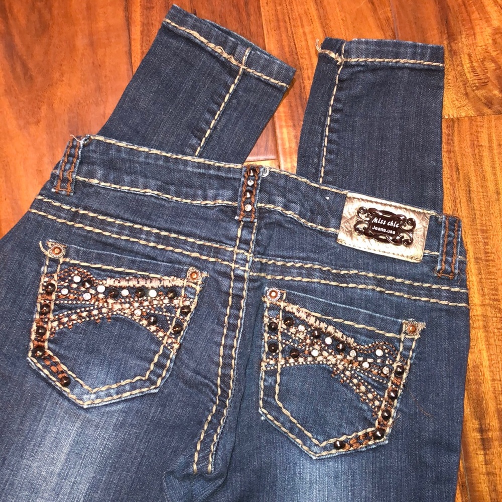Miss chic size 1 dark wash jeans